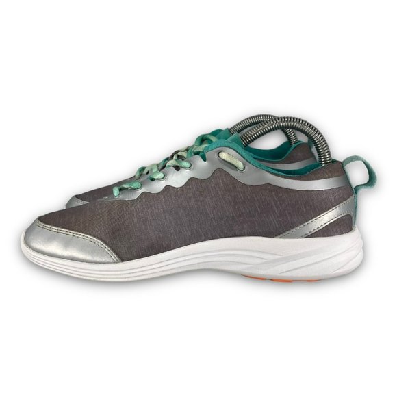 Vionic Agile Fyn Athletic Sneakers Low Top Lace Up Orthaheel Light Gray Women 8 - Picture 4 of 10